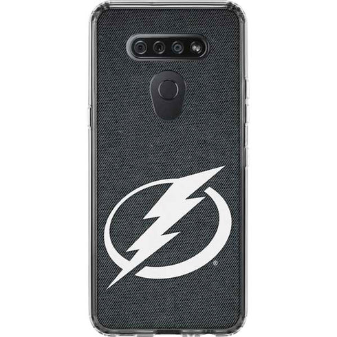 NHL Tampa Bay Lightning Black Background LG K51/Q51 Clear Case