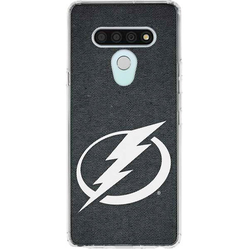 NHL Tampa Bay Lightning Black Background LG Stylo 6 Clear Case