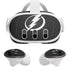 NHL Tampa Bay Lightning Black Background Meta Quest 3 Skin