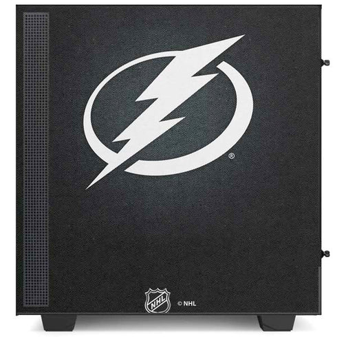 NHL Tampa Bay Lightning Black Background NZXT H510 Compact ATX Mid-Tower Case Skin