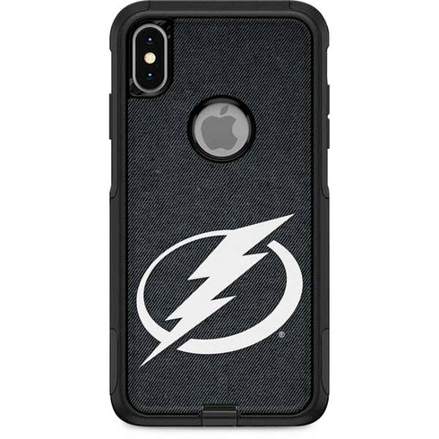 NHL Tampa Bay Lightning Black Background Otterbox Commuter iPhone Skin