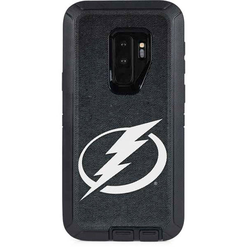 NHL Tampa Bay Lightning Black Background Otterbox Defender Galaxy Skin