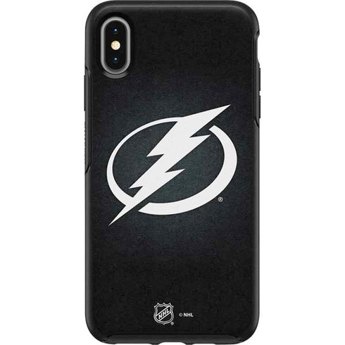 NHL Tampa Bay Lightning Black Background Otterbox Symmetry iPhone Skin