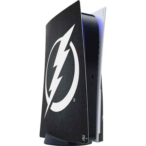 NHL Tampa Bay Lightning Black Background PS5 Console Skin