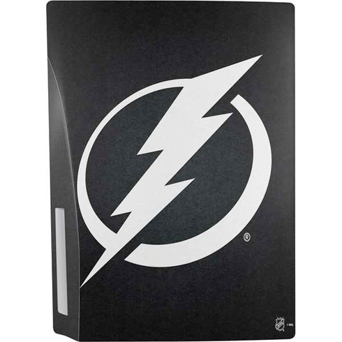 NHL Tampa Bay Lightning Black Background PS5 Console Skin