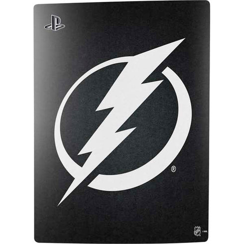 NHL Tampa Bay Lightning Black Background PS5 Digital Edition Console Skin
