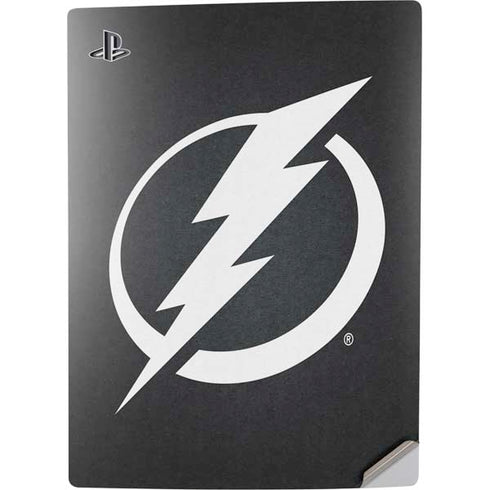 NHL Tampa Bay Lightning Black Background PS5 Digital Edition Console Skin