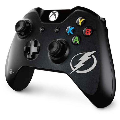 NHL Tampa Bay Lightning Black Background Xbox One Controller Skin