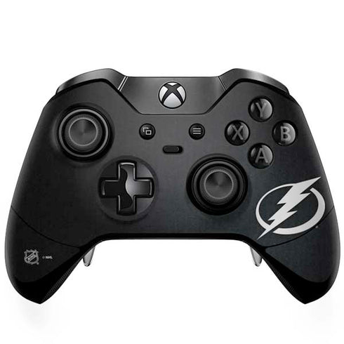 NHL Tampa Bay Lightning Black Background Xbox One Elite Controller Skin