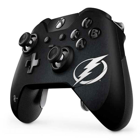 NHL Tampa Bay Lightning Black Background Xbox One Elite Controller Skin