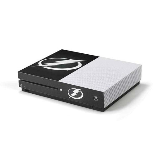 NHL Tampa Bay Lightning Black Background Xbox One S Console Skin