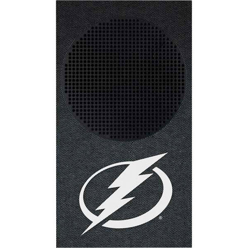 NHL Tampa Bay Lightning Black Background Xbox Series S Console Skin