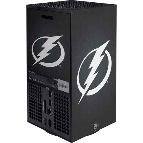 NHL Tampa Bay Lightning Black Background Xbox Series X Bundle Skin