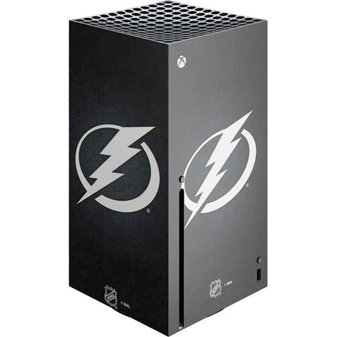 NHL Tampa Bay Lightning Black Background Xbox Series X Console Skin