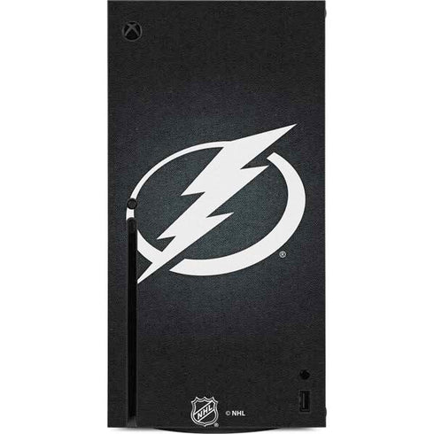 NHL Tampa Bay Lightning Black Background Xbox Series X Console Skin