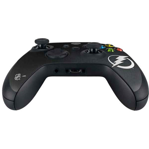 NHL Tampa Bay Lightning Black Background Xbox Series X Controller Skin