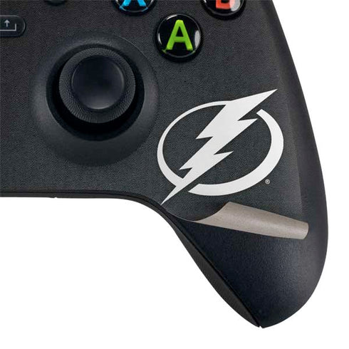 NHL Tampa Bay Lightning Black Background Xbox Series X Controller Skin