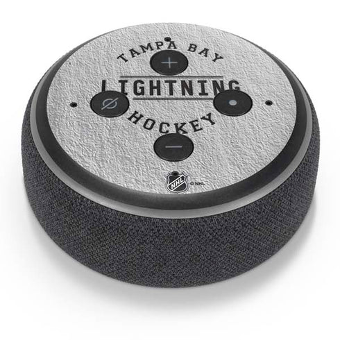 NHL Tampa Bay Lightning Black Text Amazon Echo Dot Skin