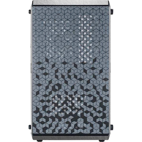 NHL Tampa Bay Lightning Black Text Cooler Master MasterBox Q300L Mini Tower Skin