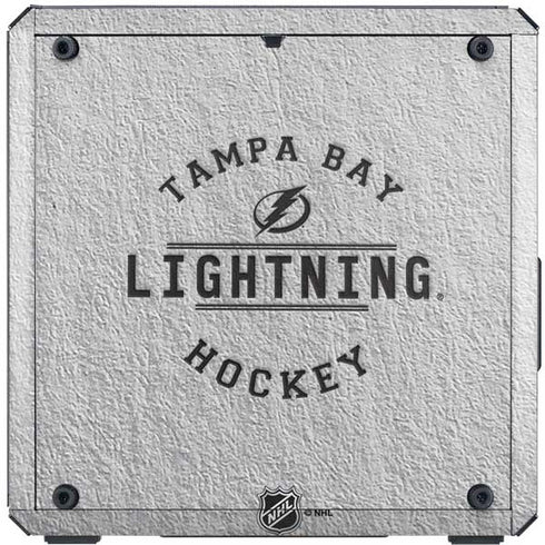 NHL Tampa Bay Lightning Black Text Cooler Master MasterBox Q300L Mini Tower Skin