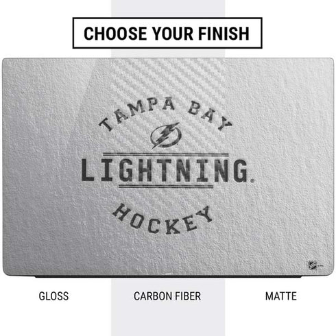 NHL Tampa Bay Lightning Black Text Dell Vostro Skin