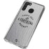 NHL Tampa Bay Lightning Black Text Galaxy A21 Clear Case
