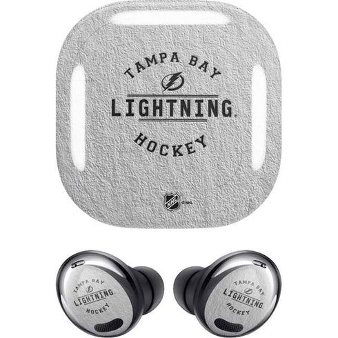 NHL Tampa Bay Lightning Black Text Galaxy Buds Pro Skin