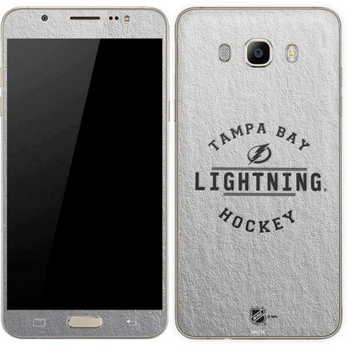 NHL Tampa Bay Lightning Black Text Galaxy J7 Skin