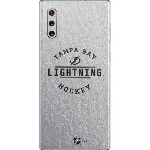 NHL Tampa Bay Lightning Black Text Galaxy Note 10 Skin