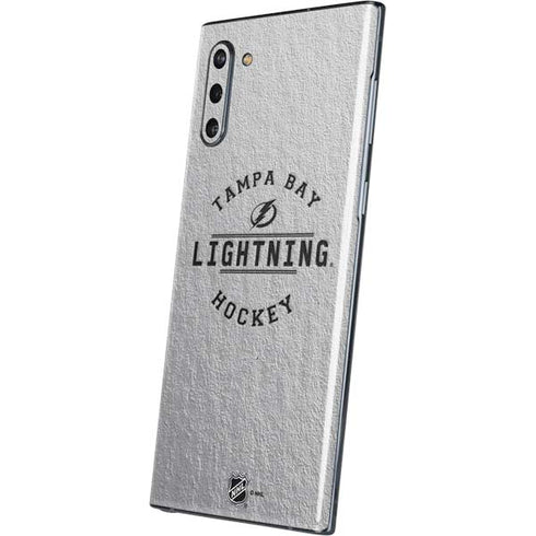 NHL Tampa Bay Lightning Black Text Galaxy Note 10 Skin