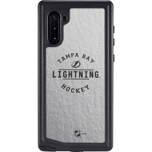 NHL Tampa Bay Lightning Black Text Galaxy Note 10 Waterproof Case