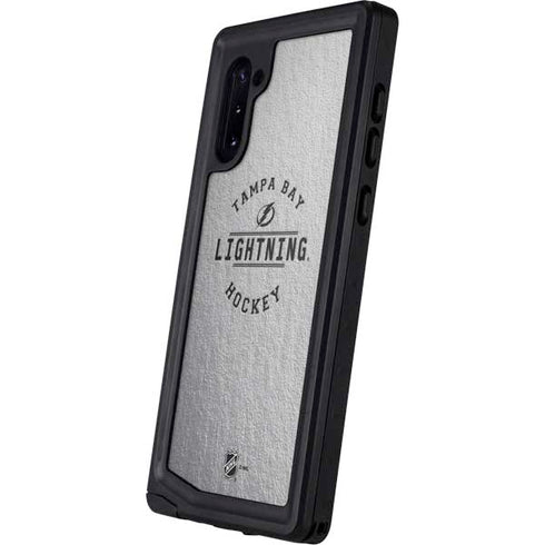 NHL Tampa Bay Lightning Black Text Galaxy Note 10 Waterproof Case