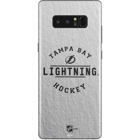 NHL Tampa Bay Lightning Black Text Galaxy Note 8 Skin