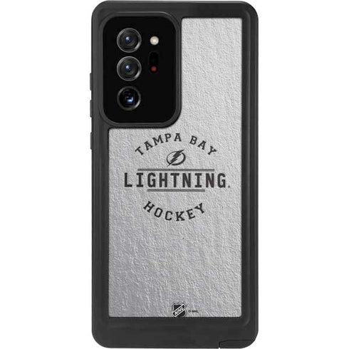 NHL Tampa Bay Lightning Black Text Galaxy Note20 Ultra 5G Waterproof Case