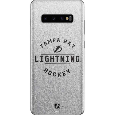 NHL Tampa Bay Lightning Black Text Galaxy S10 Plus Skin