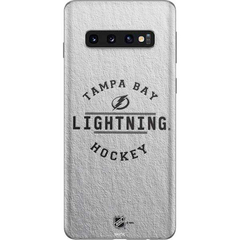 NHL Tampa Bay Lightning Black Text Galaxy S10 Skin