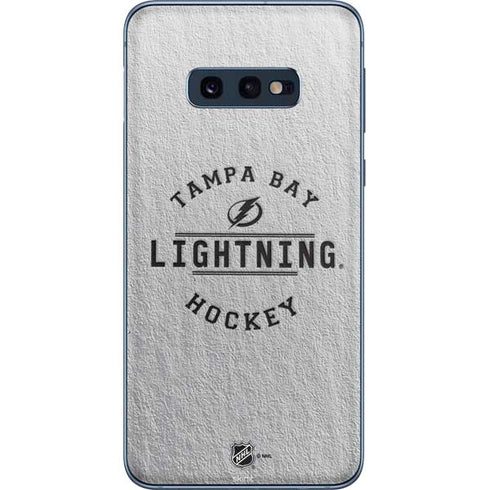 NHL Tampa Bay Lightning Black Text Galaxy S10e Skin