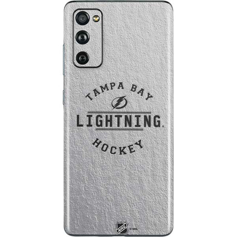 NHL Tampa Bay Lightning Black Text Galaxy S20 Fan Edition Skin