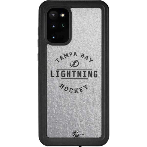 NHL Tampa Bay Lightning Black Text Galaxy S20 Plus Waterproof Case
