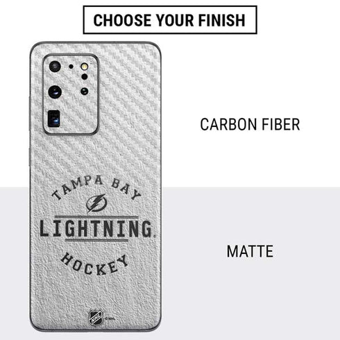 NHL Tampa Bay Lightning Black Text Galaxy S20 Ultra 5G Skin