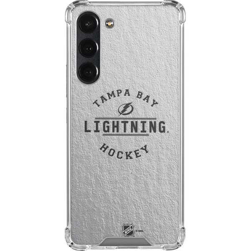 NHL Tampa Bay Lightning Black Text Galaxy S23 Plus Clear Case