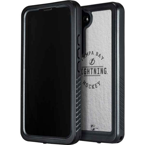NHL Tampa Bay Lightning Black Text Galaxy S23 Plus Waterproof Case