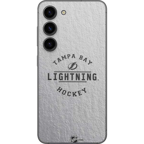 NHL Tampa Bay Lightning Black Text Galaxy S23 Skin