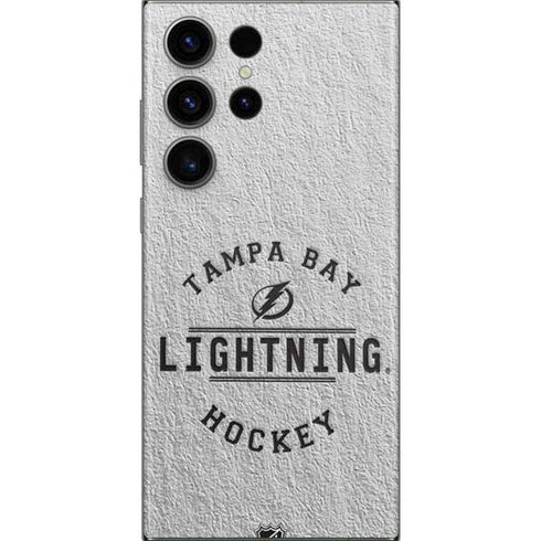 NHL Tampa Bay Lightning Black Text Galaxy S23 Ultra Skin