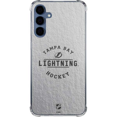 NHL Tampa Bay Lightning Black Text Galaxy S24 Clear Case