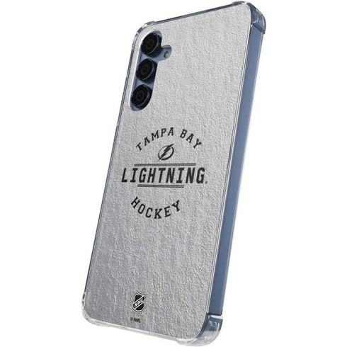 NHL Tampa Bay Lightning Black Text Galaxy S24 Clear Case