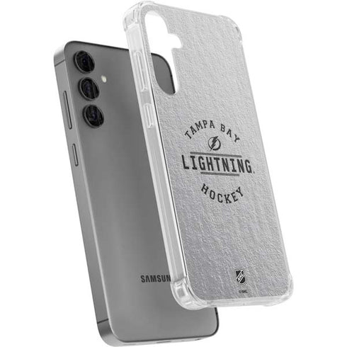 NHL Tampa Bay Lightning Black Text Galaxy S24 Plus Clear Case