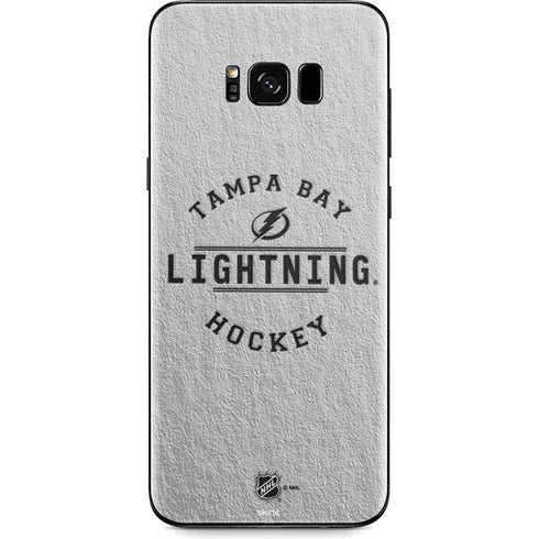 NHL Tampa Bay Lightning Black Text Galaxy S8 Plus Skin