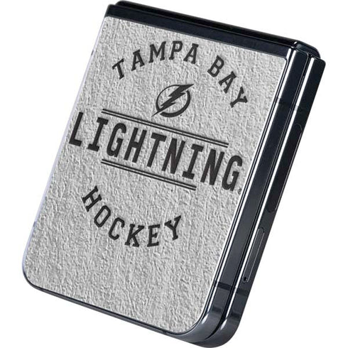 NHL Tampa Bay Lightning Black Text Galaxy Z Flip5 5G Skin