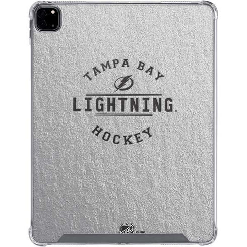 NHL Tampa Bay Lightning Black Text iPad Pro 12.9in (2020) Clear Case